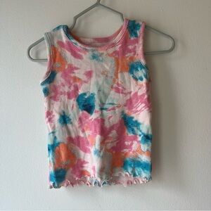 🌼 5/$20 George Baby Tie Dye Tank Top 12-18M Ribbed Cotton Summer Toddler Shirt